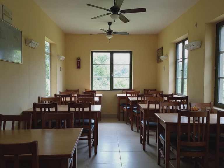 Indoor dining hall