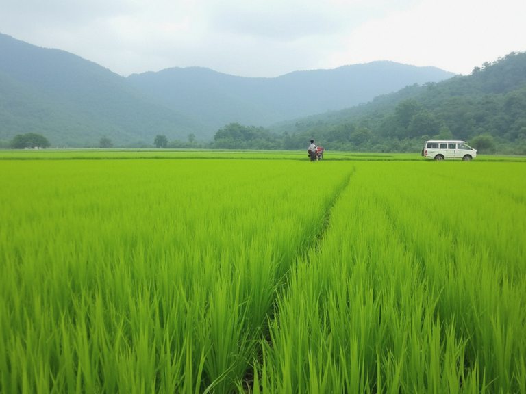 Paddy fields around Karjat