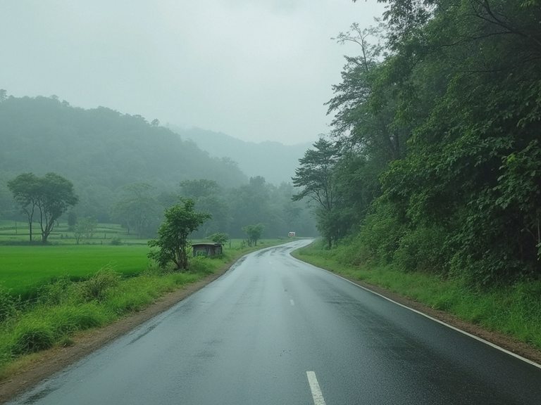 Road towards Bhivpuri